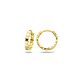klapoorringen zeshoek 12 mm 14K geelgoud