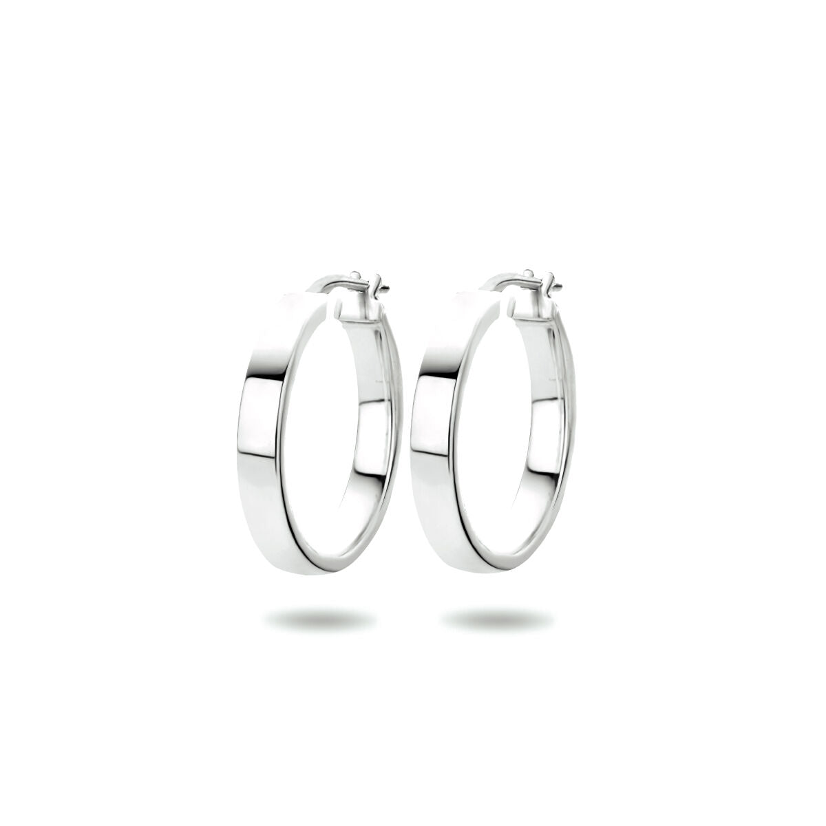 oorringen zilver gerhodineerd