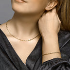 Anker 3,0 mm zilgold (geelgoud met zilverkern)