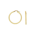 Oorringen 2,2 mm zilgold (geelgoud met zilverkern)