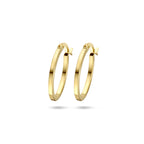 oorringen buis 1,5 mm 14K geelgoud