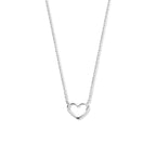 collier hart 40 - 42 - 44 cm 14K witgoud