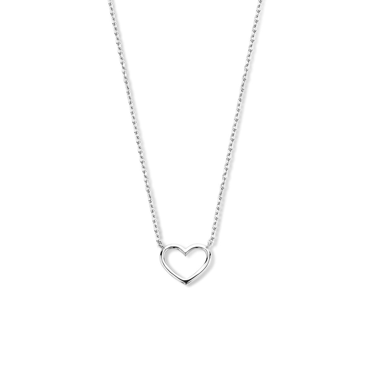 collier hart 40 - 42 - 44 cm 14K witgoud