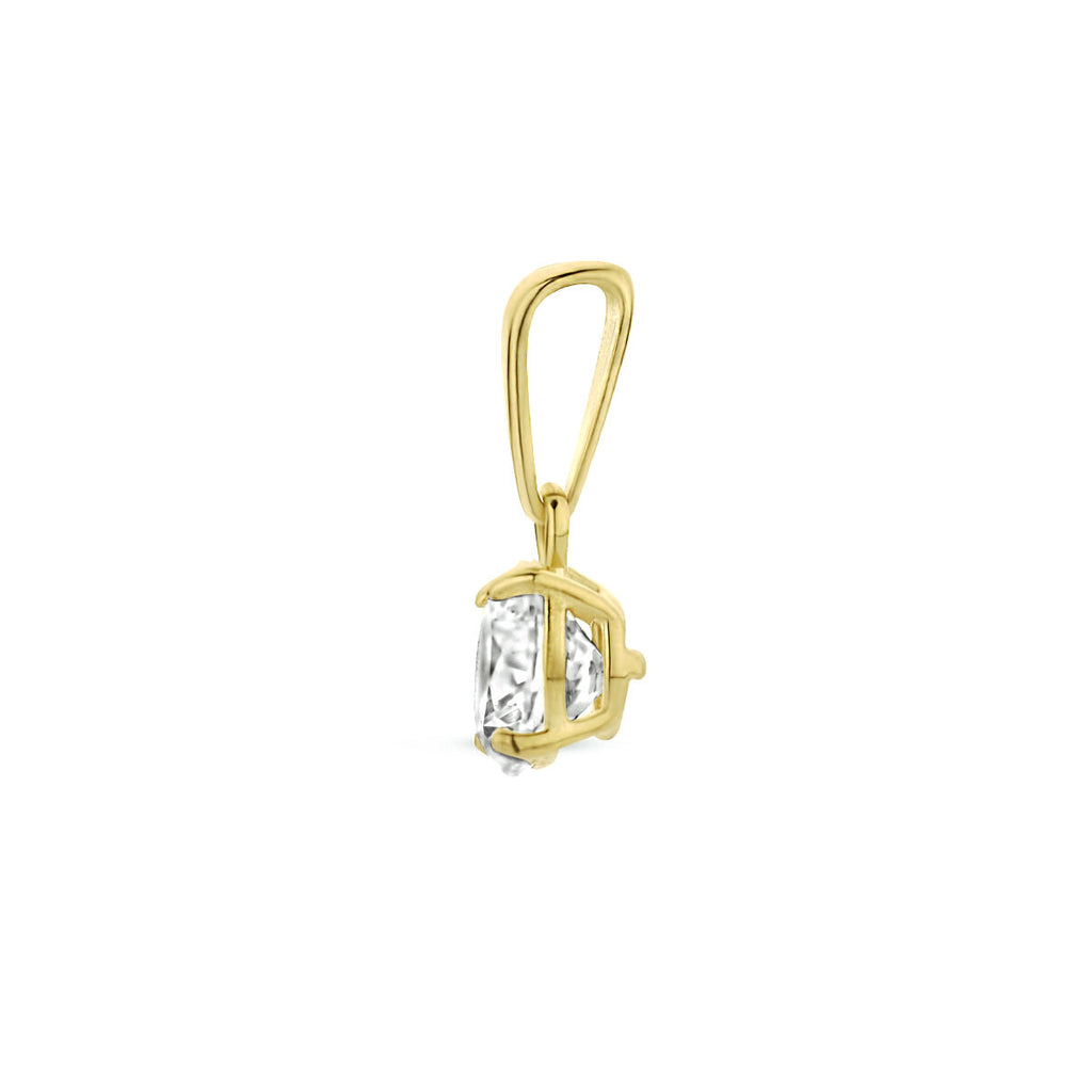 Anhänger Zirkonia 14K Gelbgold
