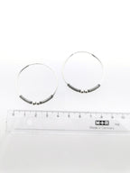 Zilveren bali oorringen