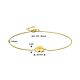 Armband Kleeblatt 16,5 - 17,5 - 18,5 cm 14K Gelbgold