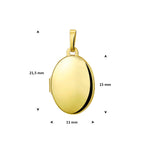 medaillon 14K geelgoud