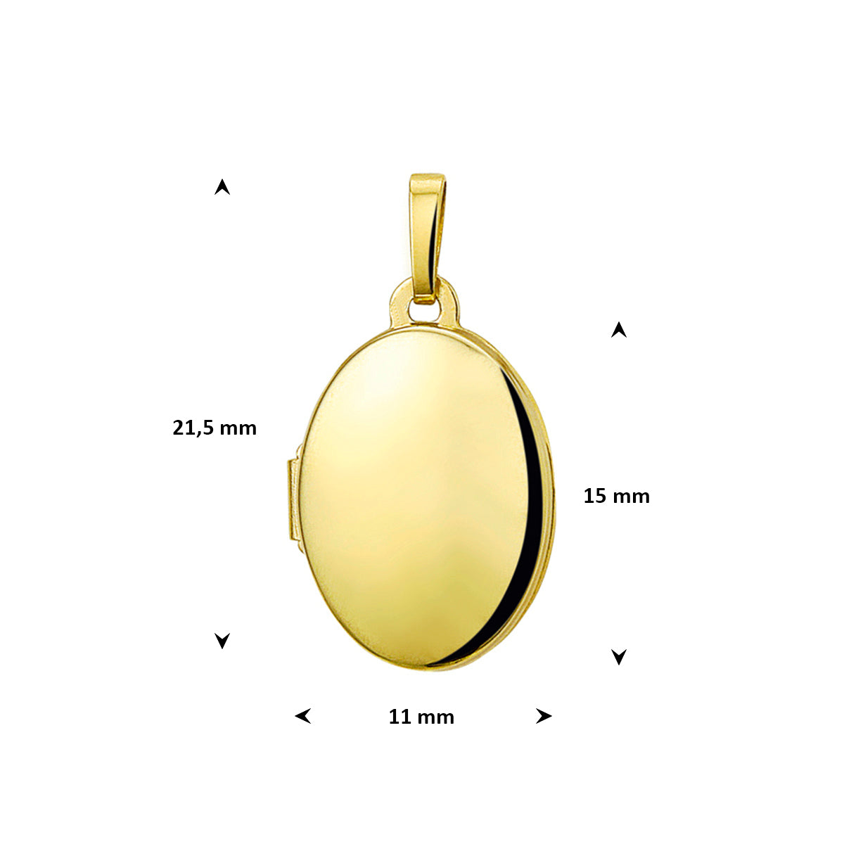 medaillon 14K geelgoud