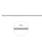 valkenoog 3,3 mm zilver wit