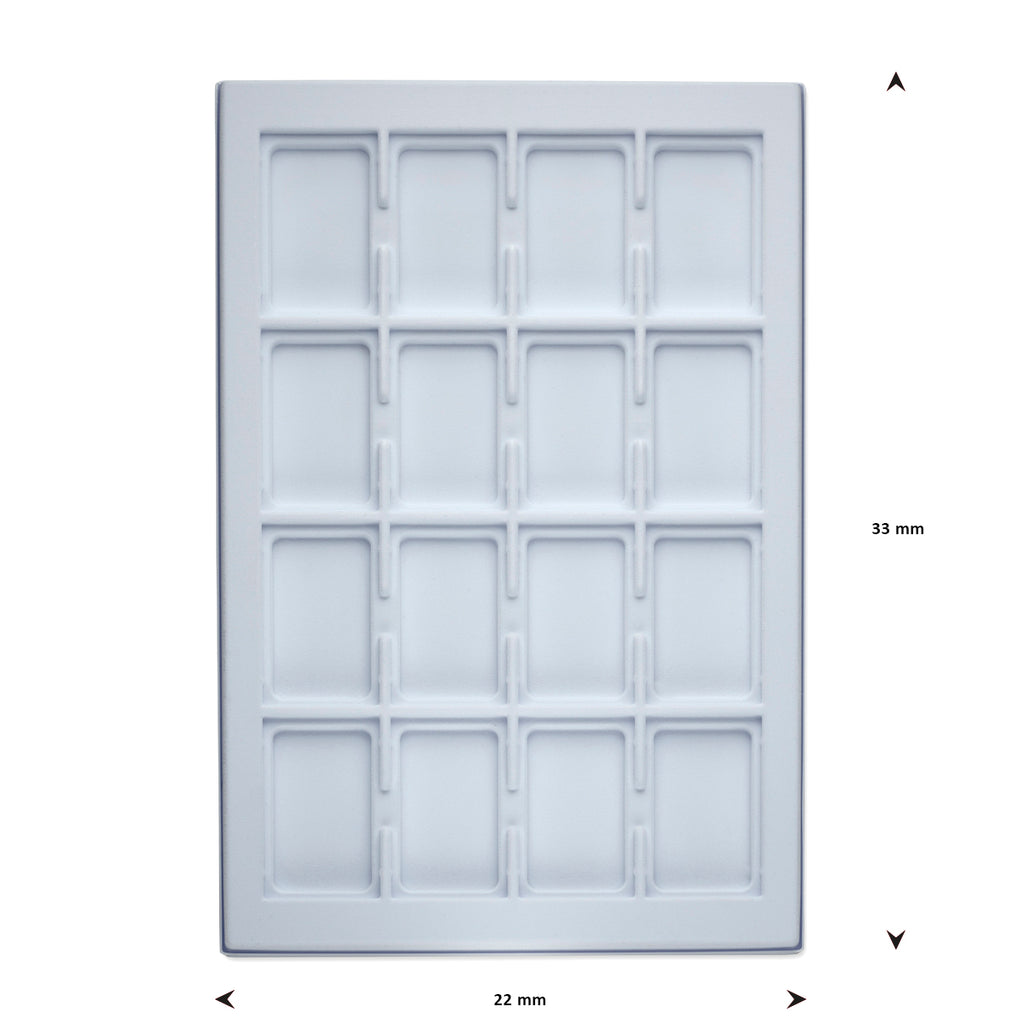 opmaaktray carrousel 330 x 220 mm wit pos materialen