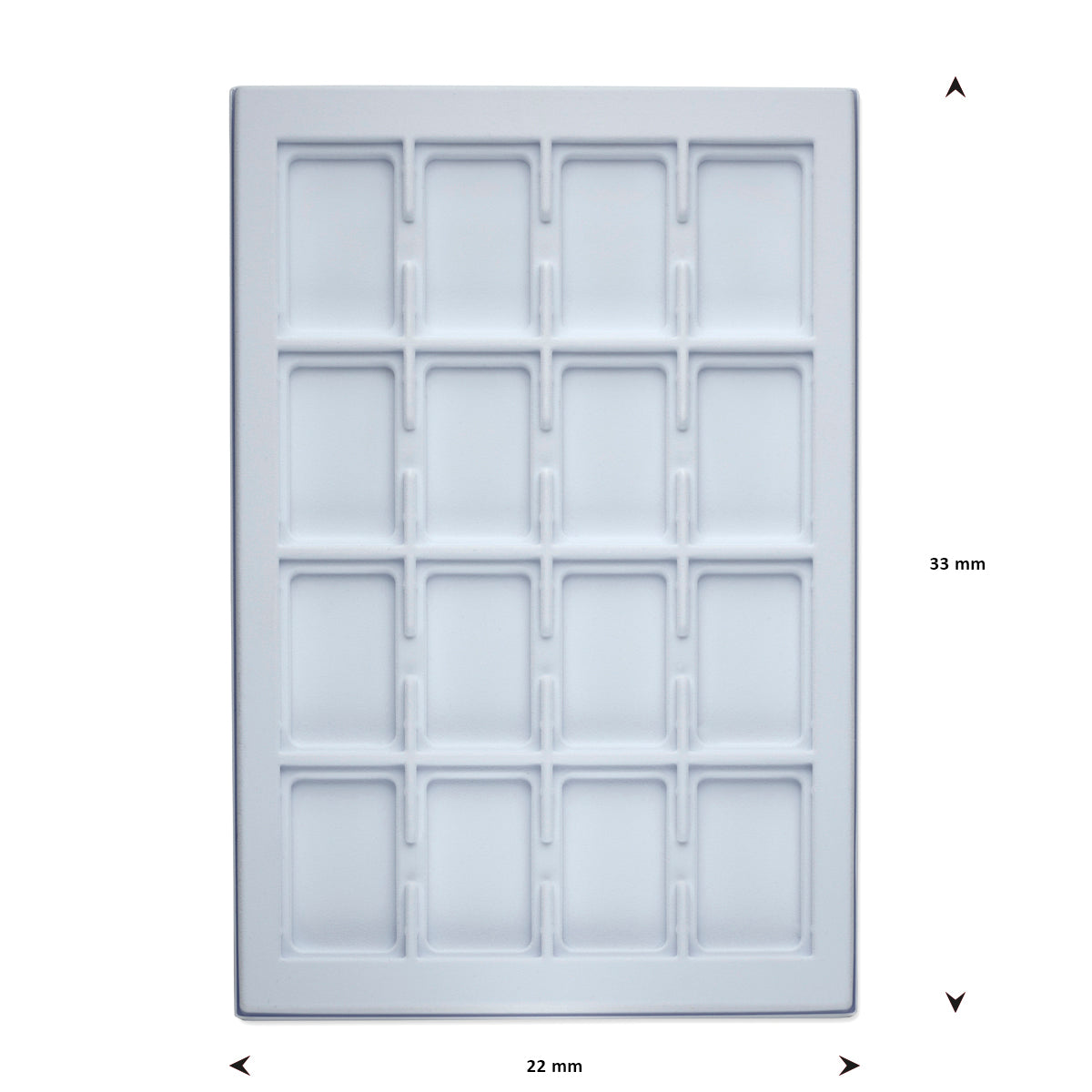opmaaktray carrousel 330 x 220 mm wit pos materialen