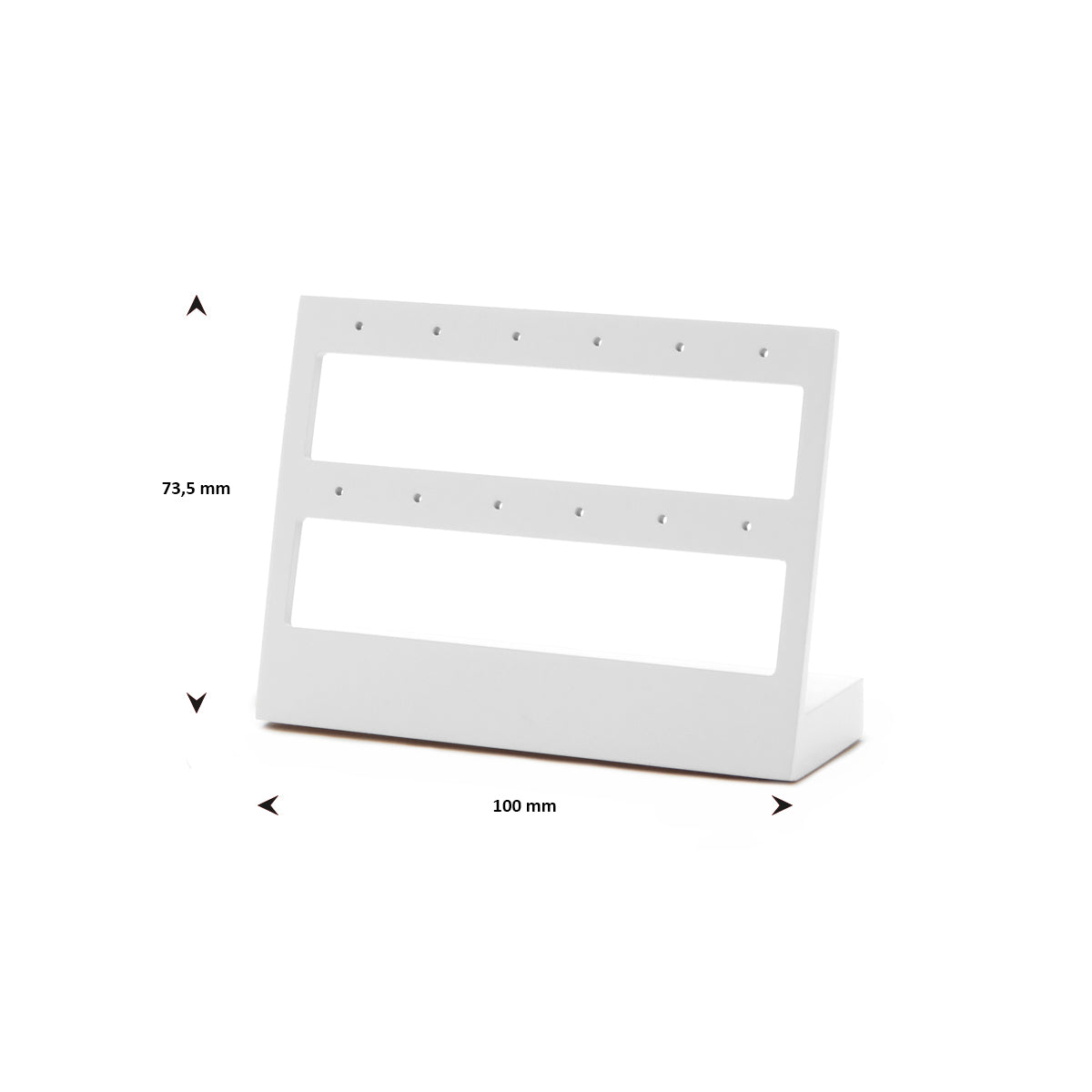 Ohrringe Display Weiß POS Materialien