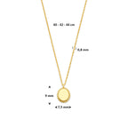 collier 40 - 42 - 44 cm 14K geelgoud
