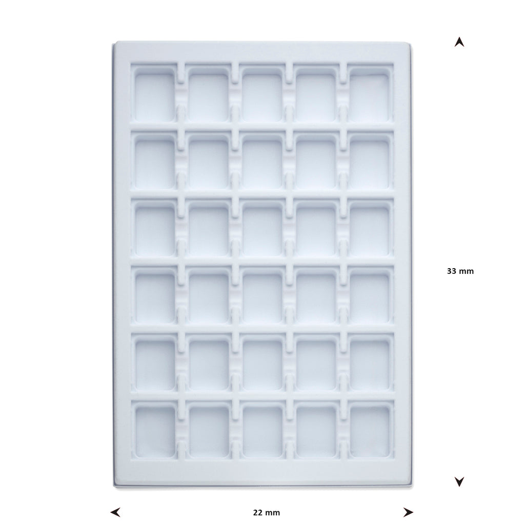 opmaaktray carrousel 330 x 220 mm wit pos materialen