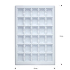 opmaaktray carrousel 330 x 220 mm wit pos materialen
