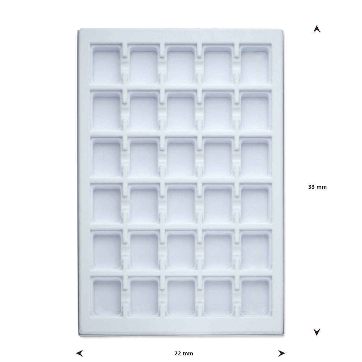 opmaaktray carrousel 330 x 220 mm wit pos materialen