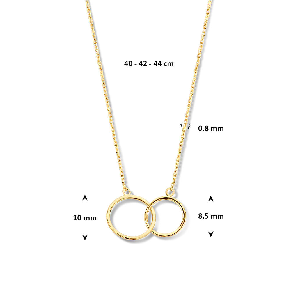 Halskette 40 - 42 - 44 cm 14K Gelbgold