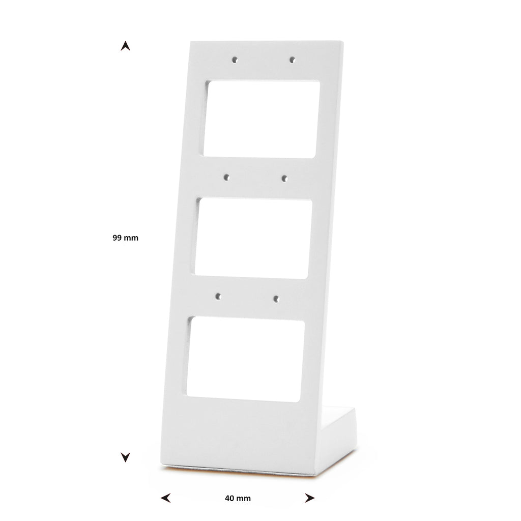 Ohrringe Display Weiß POS Materialien
