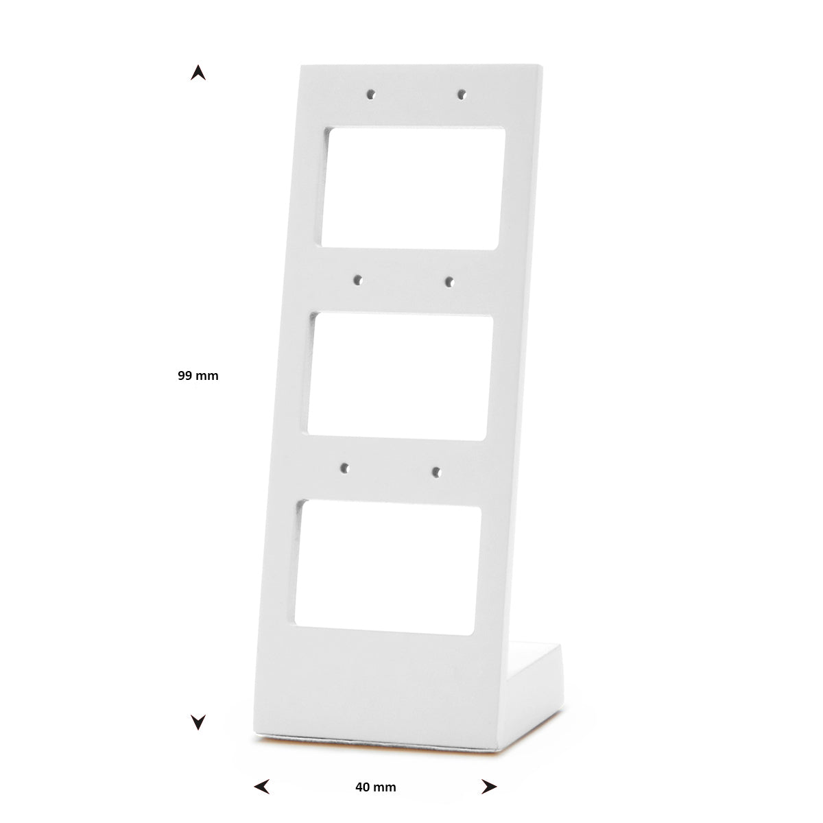 Ohrringe Display Weiß POS Materialien