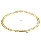 Anker massiv 4,2 mm Silgold (gelb mit Silberkern)