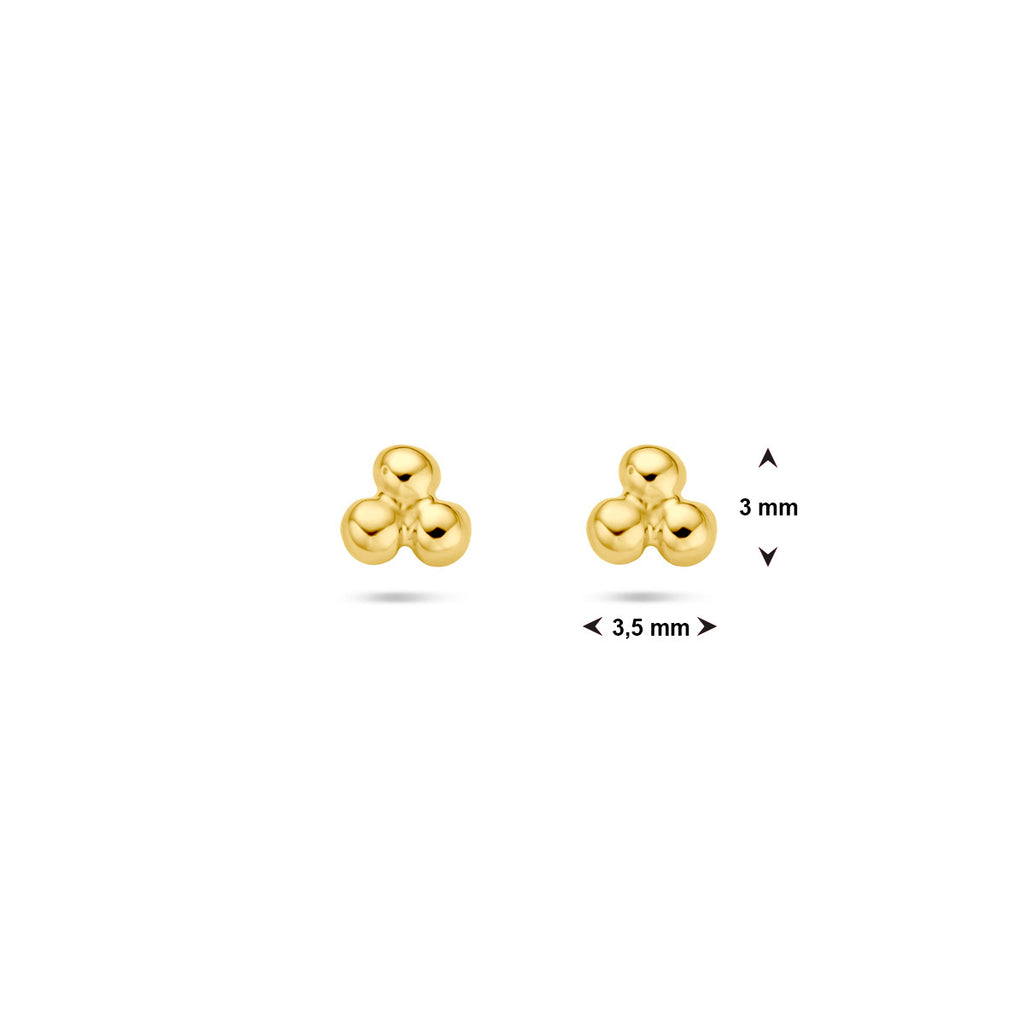Ohrstecker Perlen 14K Gelbgold