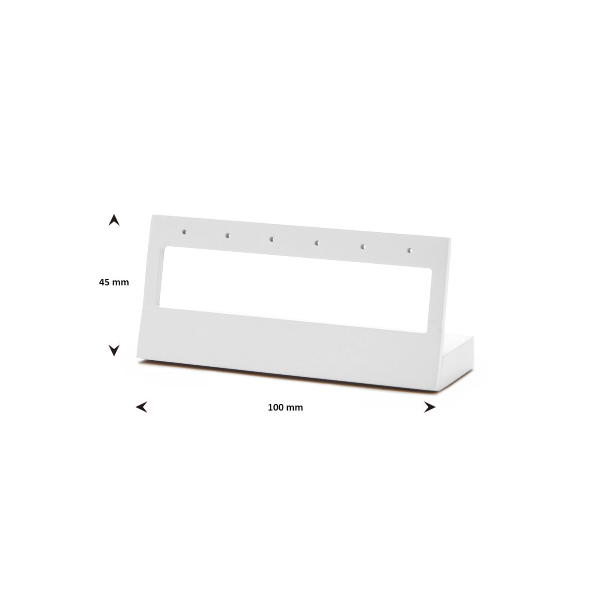 Ohrringe Display Weiß POS Materialien