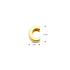 Anhänger Buchstabe 14K Gelbgold