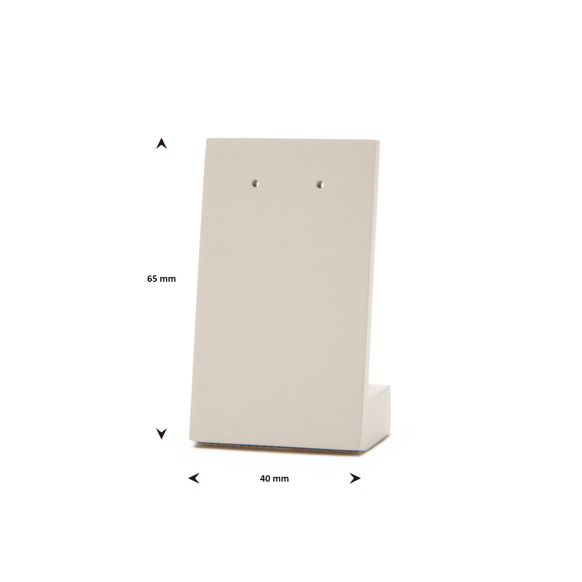 oorknoppen display beige pos materialen