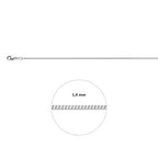gourmette 1,4 mm 14K witgoud