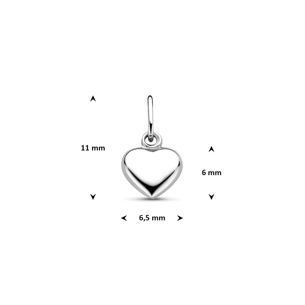 hanger hart 14K witgoud