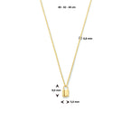Halskettenverschluss 40 - 42 - 44 cm 14K Gelbgold