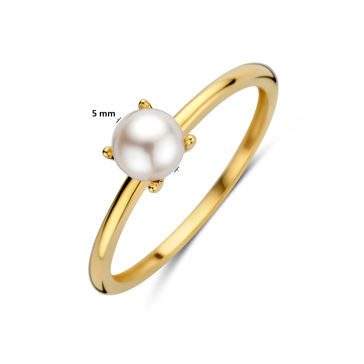 Ring Perle 14K Gelbgold