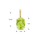 Anhänger Peridot 14K Gelbgold