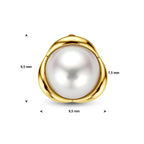 Anhänger Perle 14K Gelbgold