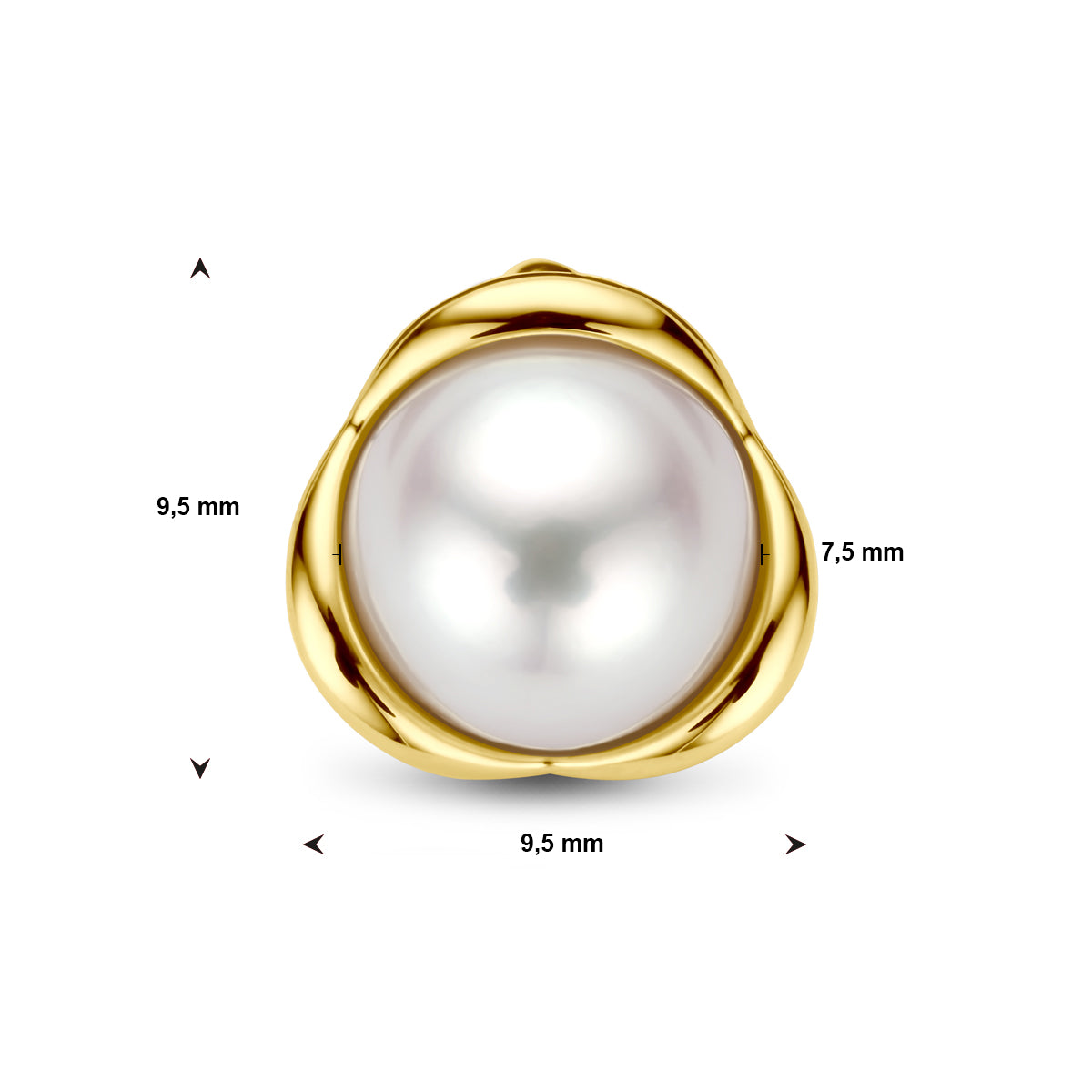 Anhänger Perle 14K Gelbgold