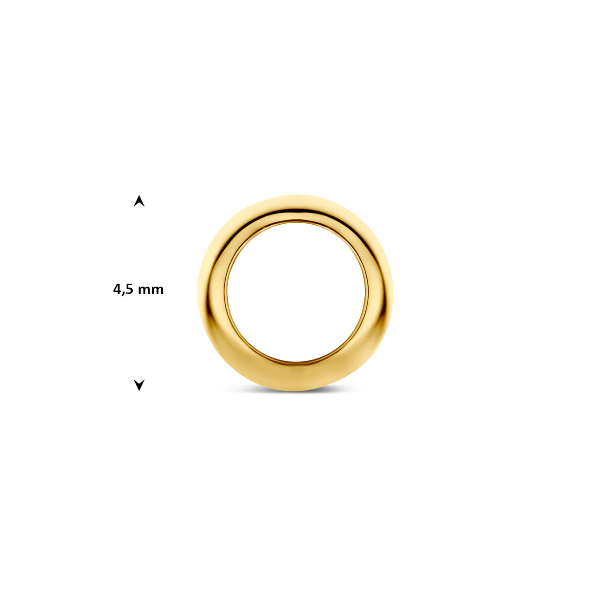 hanger 4,5 mm 14K geelgoud