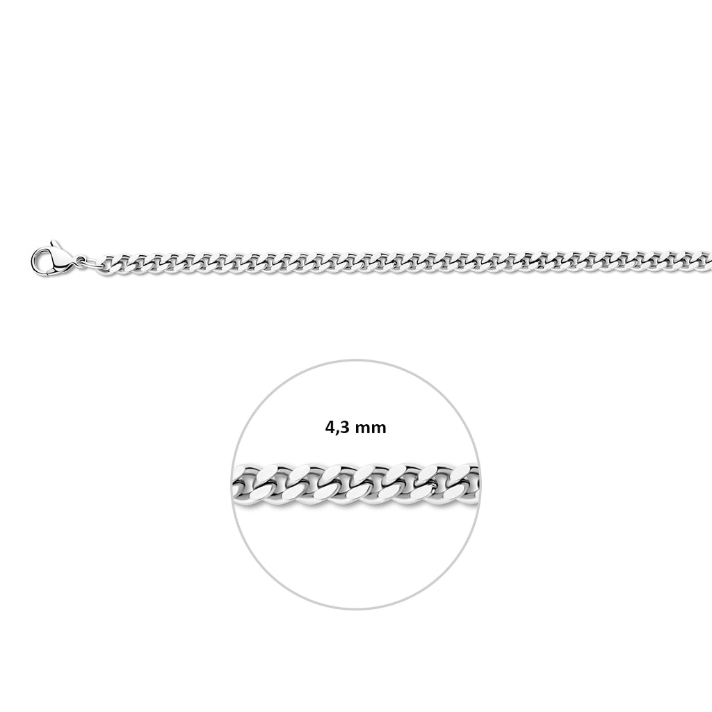 Gourmet-geschliffen 4,3 mm Edelstahl