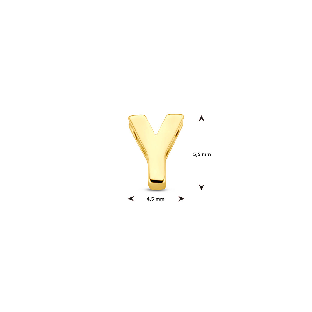 Anhänger Buchstabe 14K Gelbgold