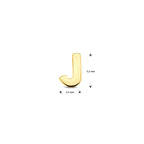 Anhänger Buchstabe 14K Gelbgold