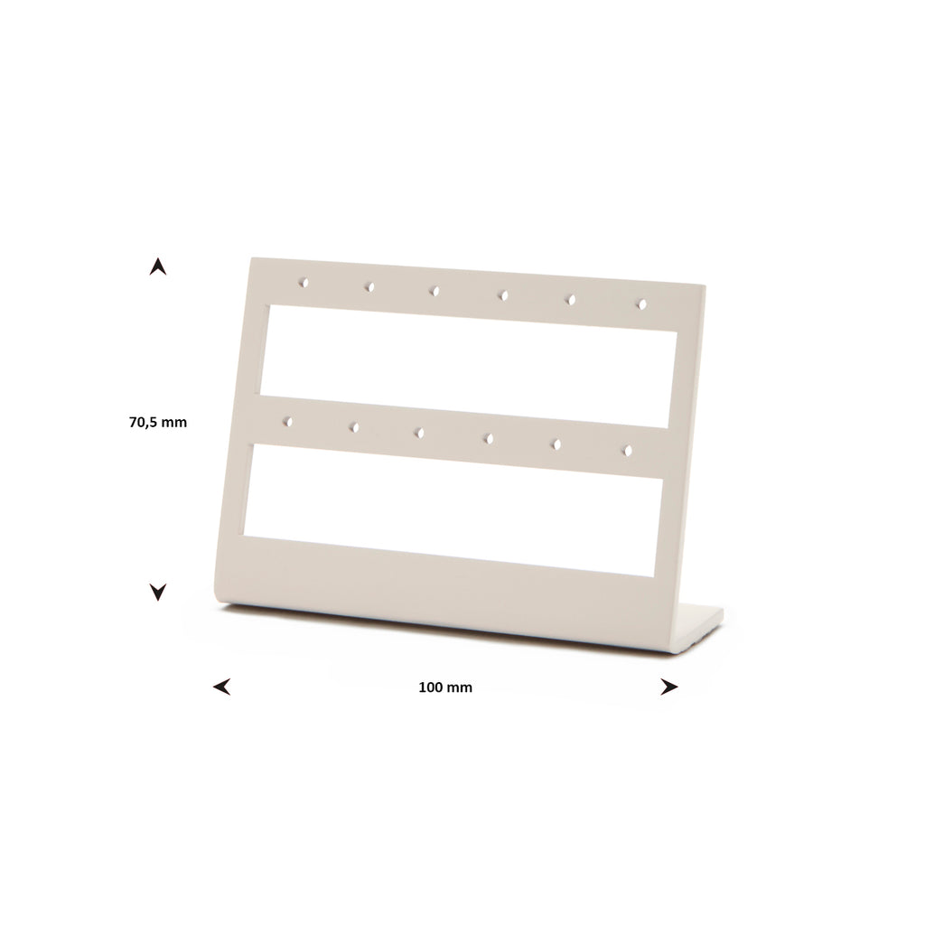 oorringen display beige pos materialen