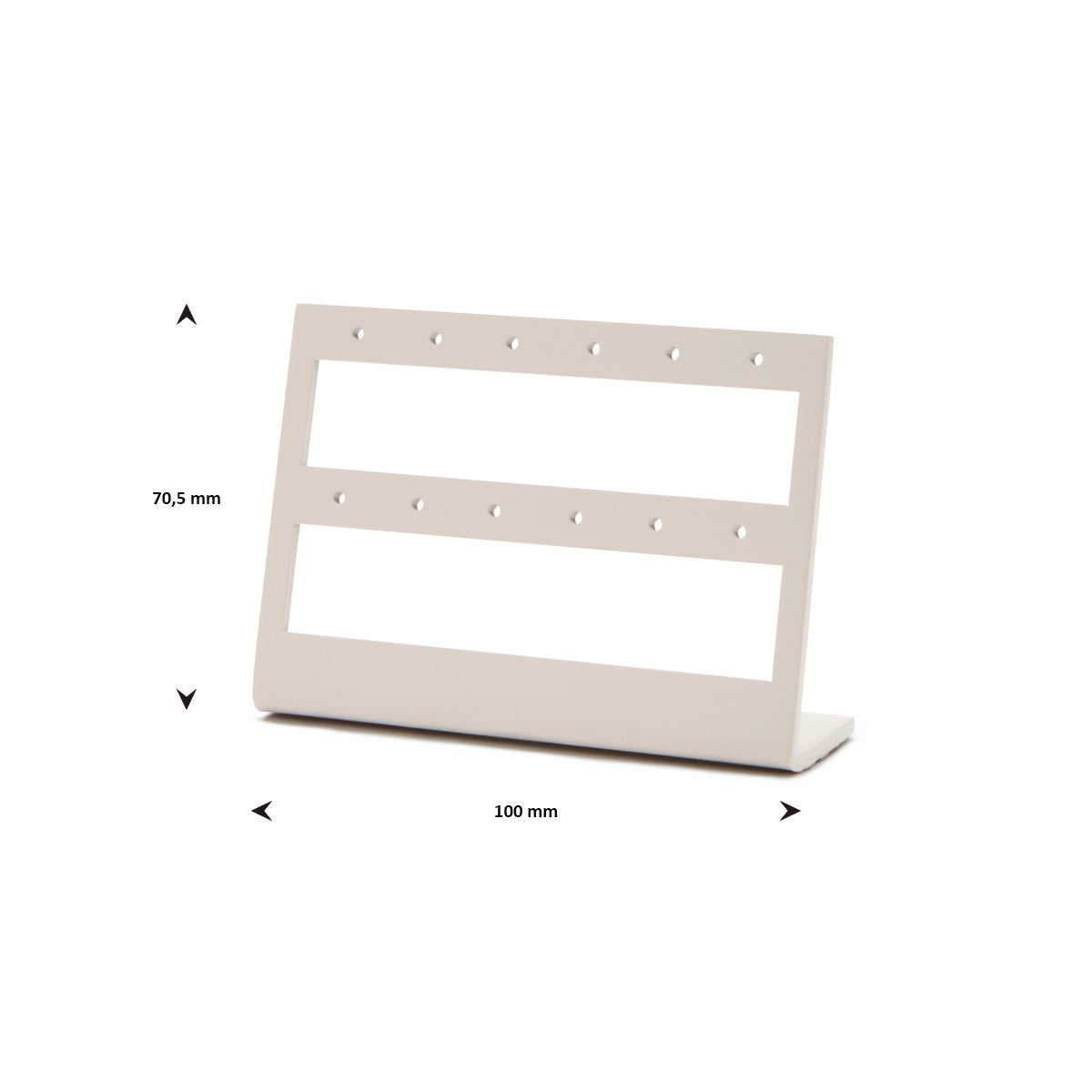 oorringen display beige pos materialen