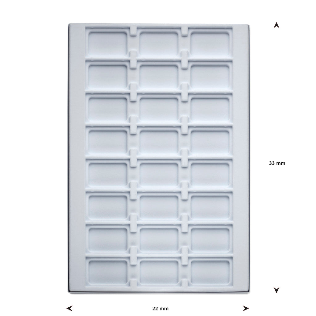 opmaaktray carrousel 330 x 220 mm wit pos materialen