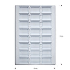 opmaaktray carrousel 330 x 220 mm wit pos materialen