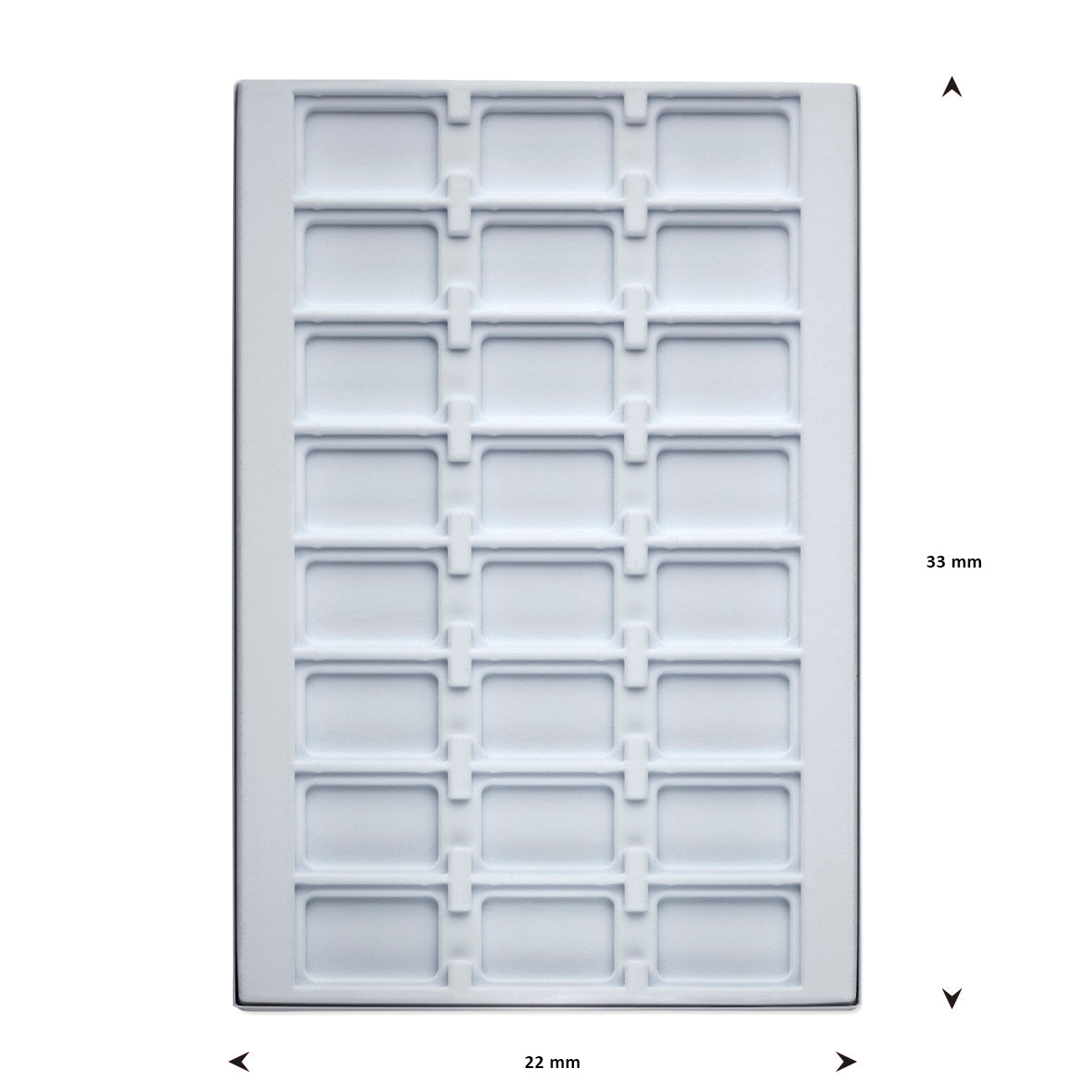 opmaaktray carrousel 330 x 220 mm wit pos materialen