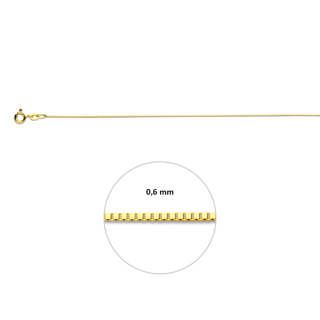 Venezianisch 0,6 mm 14K Gelbgold