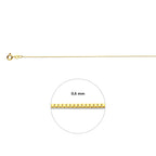 Venezianisch 0,6 mm 14K Gelbgold