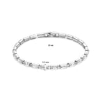 Tennisarmband 2,5 mm Zirkonia Silber rhodiniert