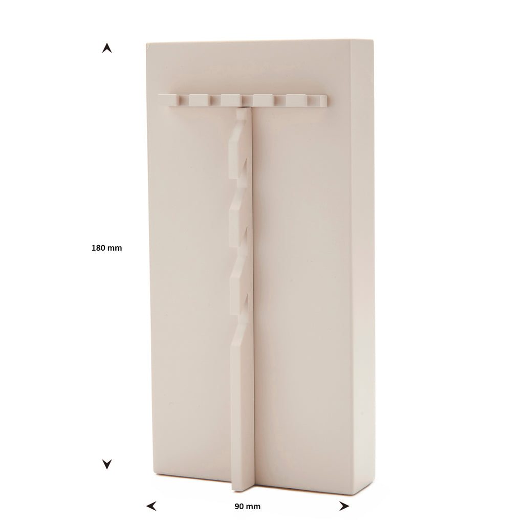 colliers display beige pos materialen