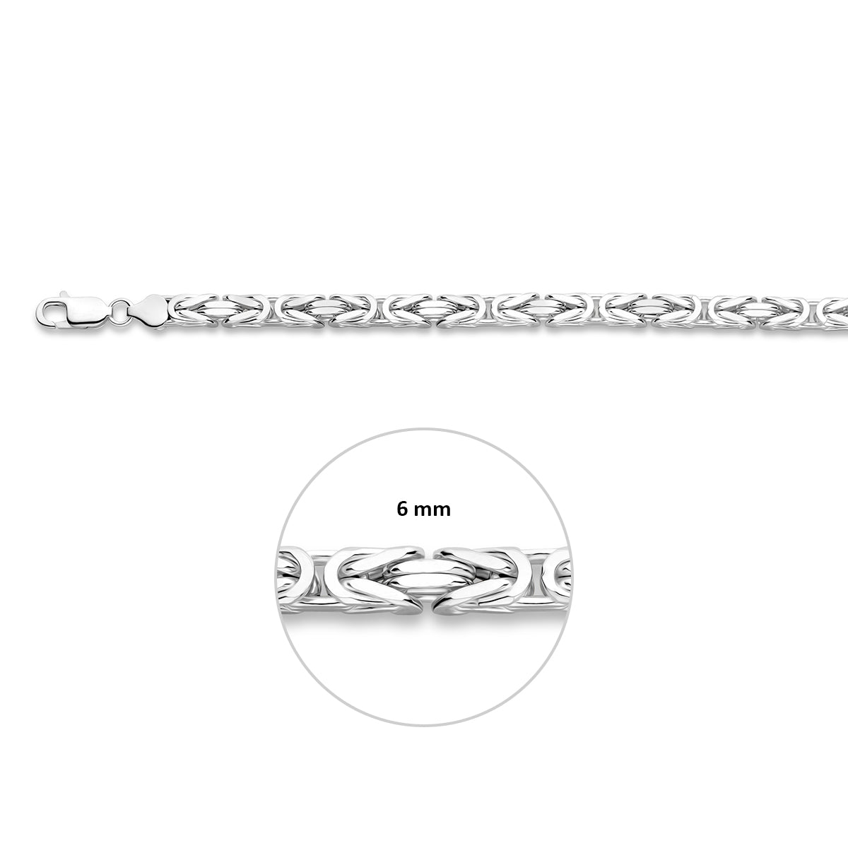 Königs 6,0 mm Silber weiß