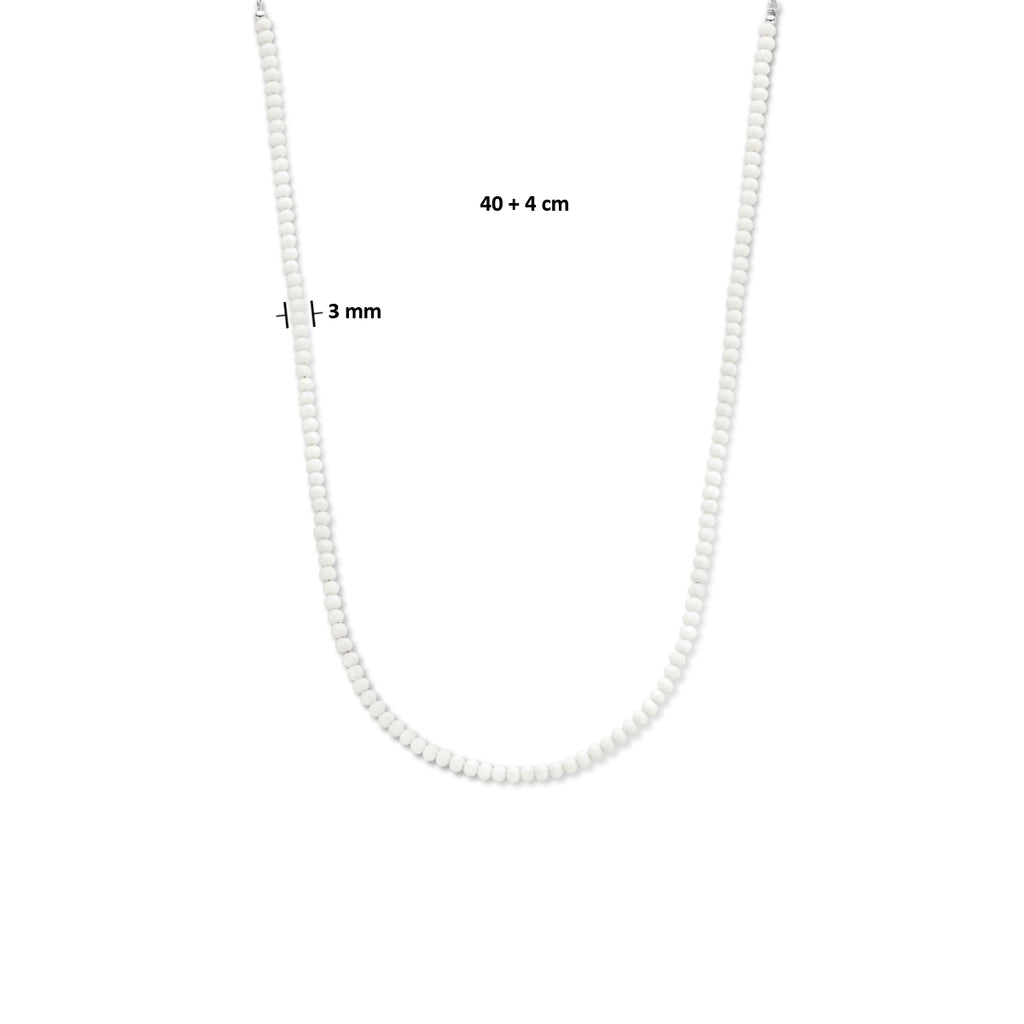 Halskette 3,0 mm 40 + 4 cm Silber rhodiniert